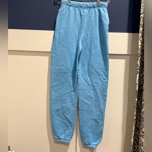 H&M Sky Blue Kids Joggers Size 18, but runs small -no drawstring